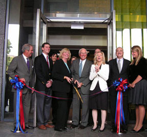 Ribbon-Cutting on Skirkanich Hall