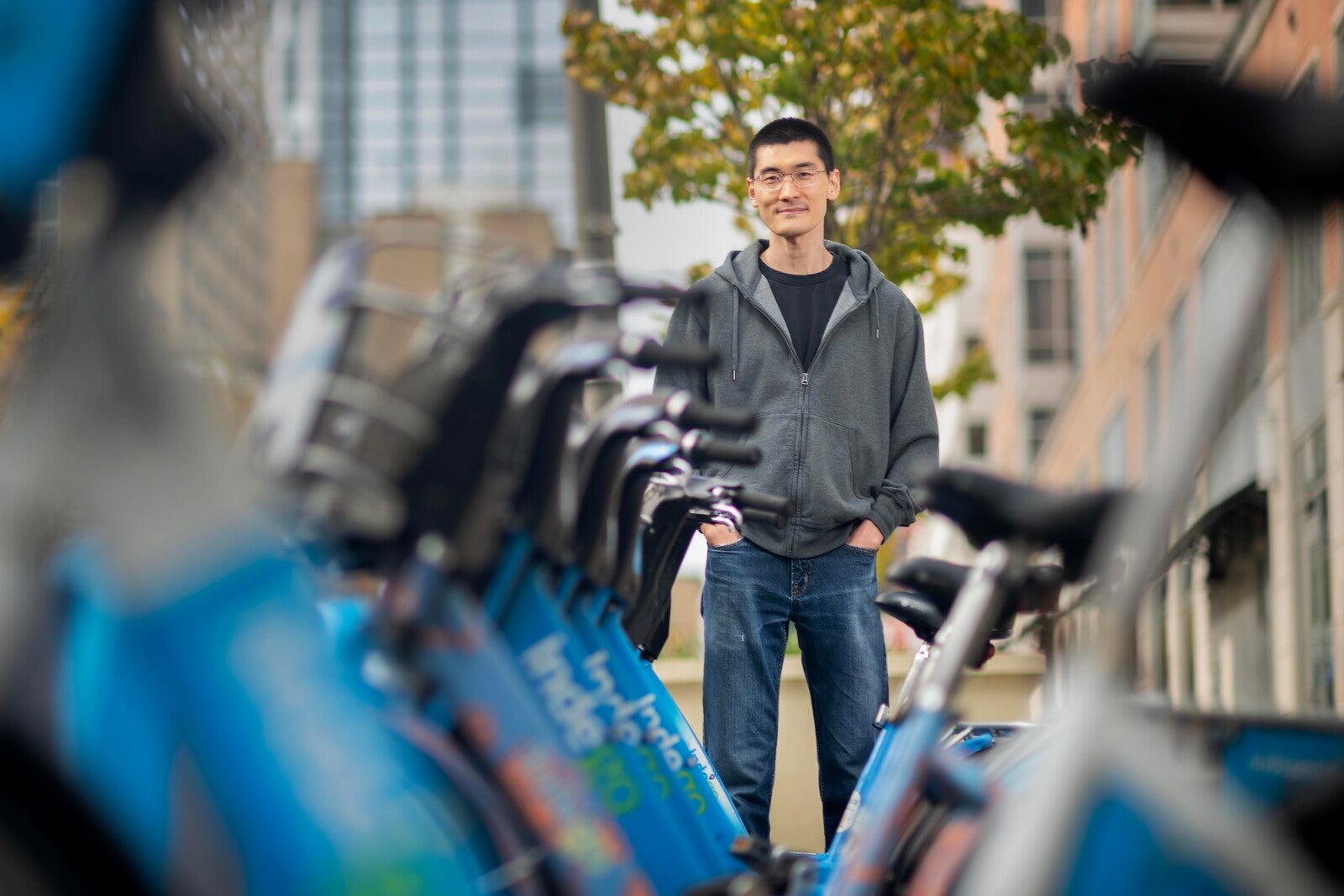 Researcher Xiaoxia ‘Summer’ Dong on campus
