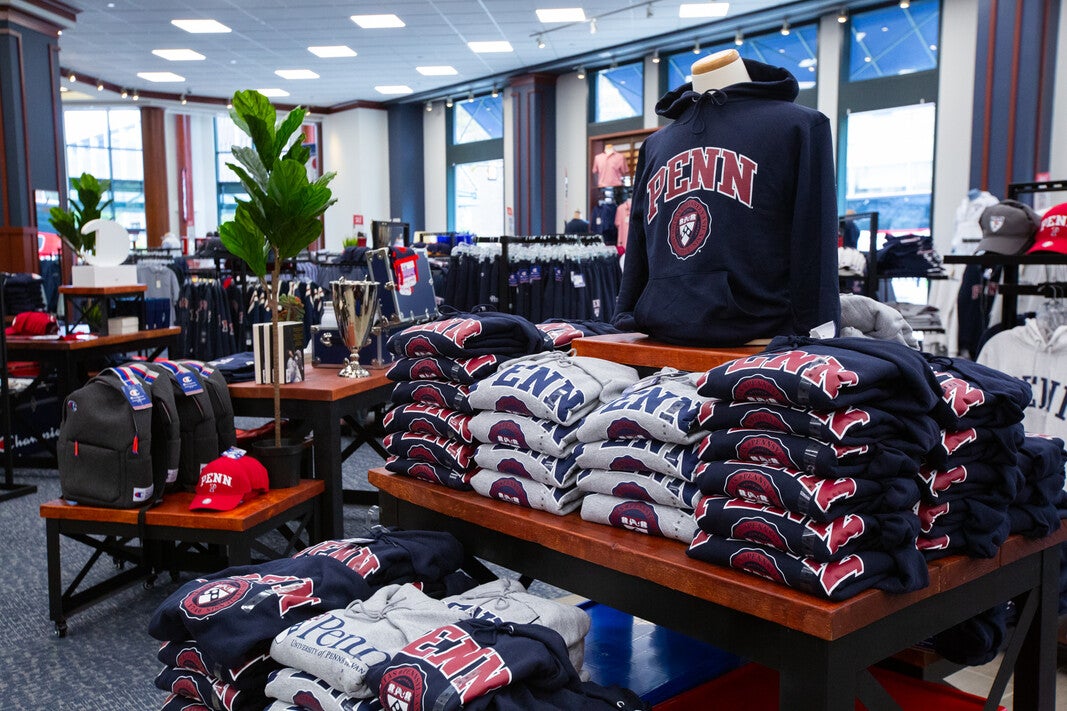 penn bookstore with apparel